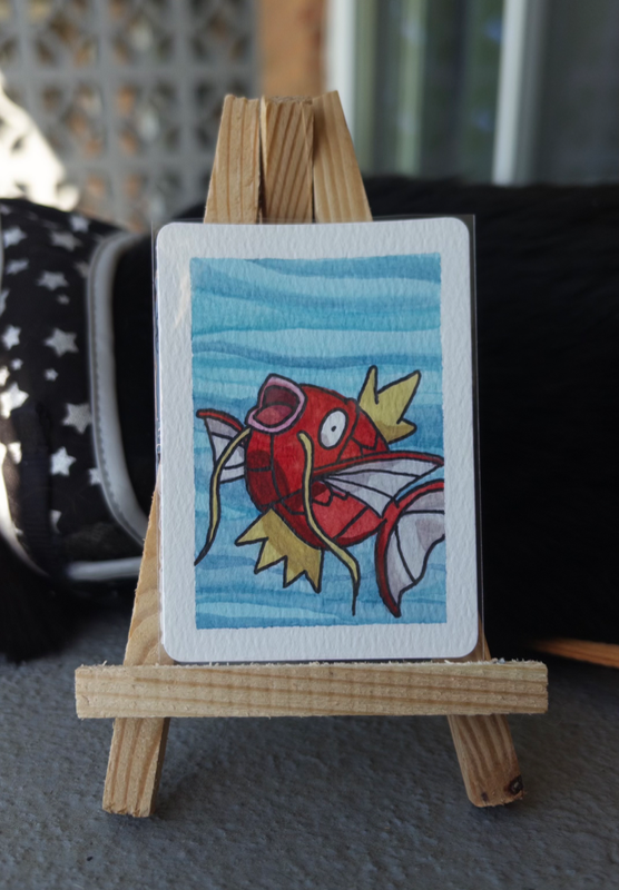 Magikarp Jump aceo art card