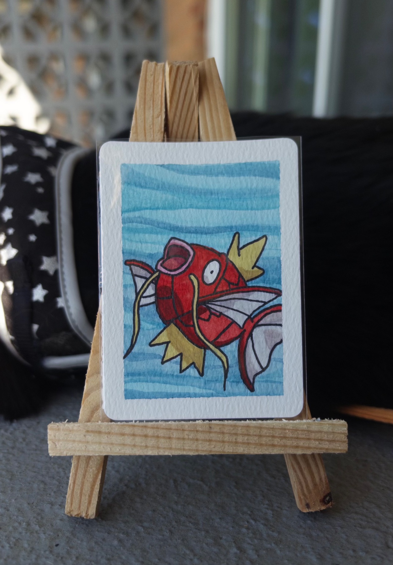 Magikarp Jump aceo art card