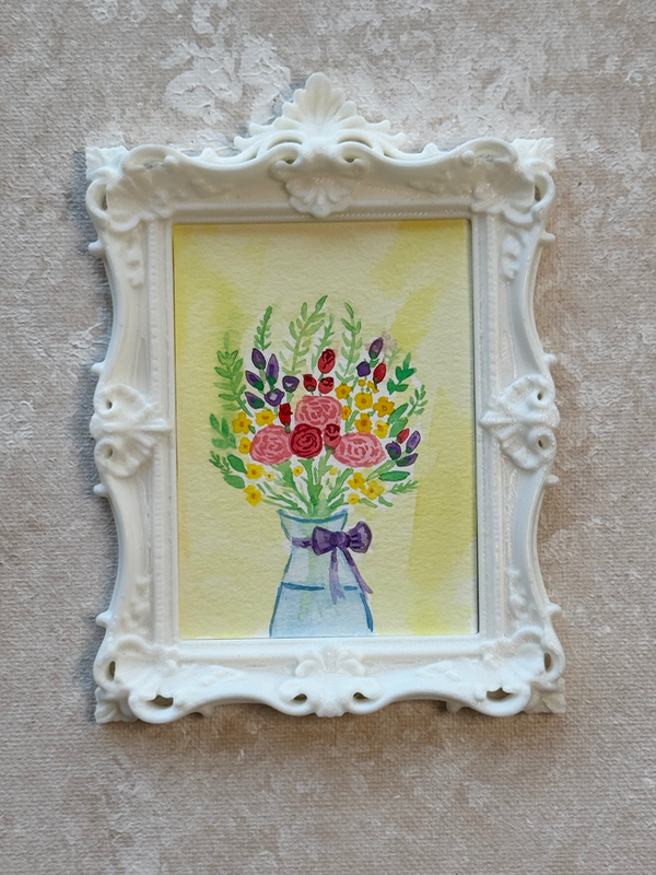 Spring bouquet aceo art card
