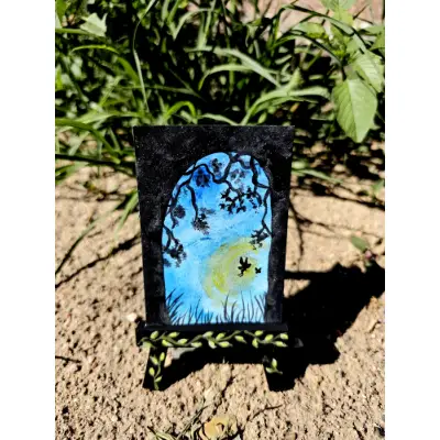 Fairy Flutters aceo art card thumbnail 2