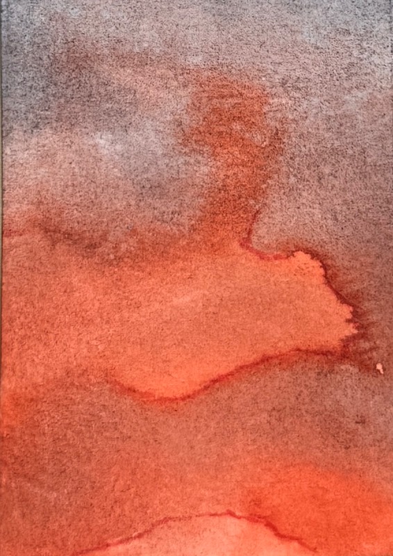 Oxidation aceo art card