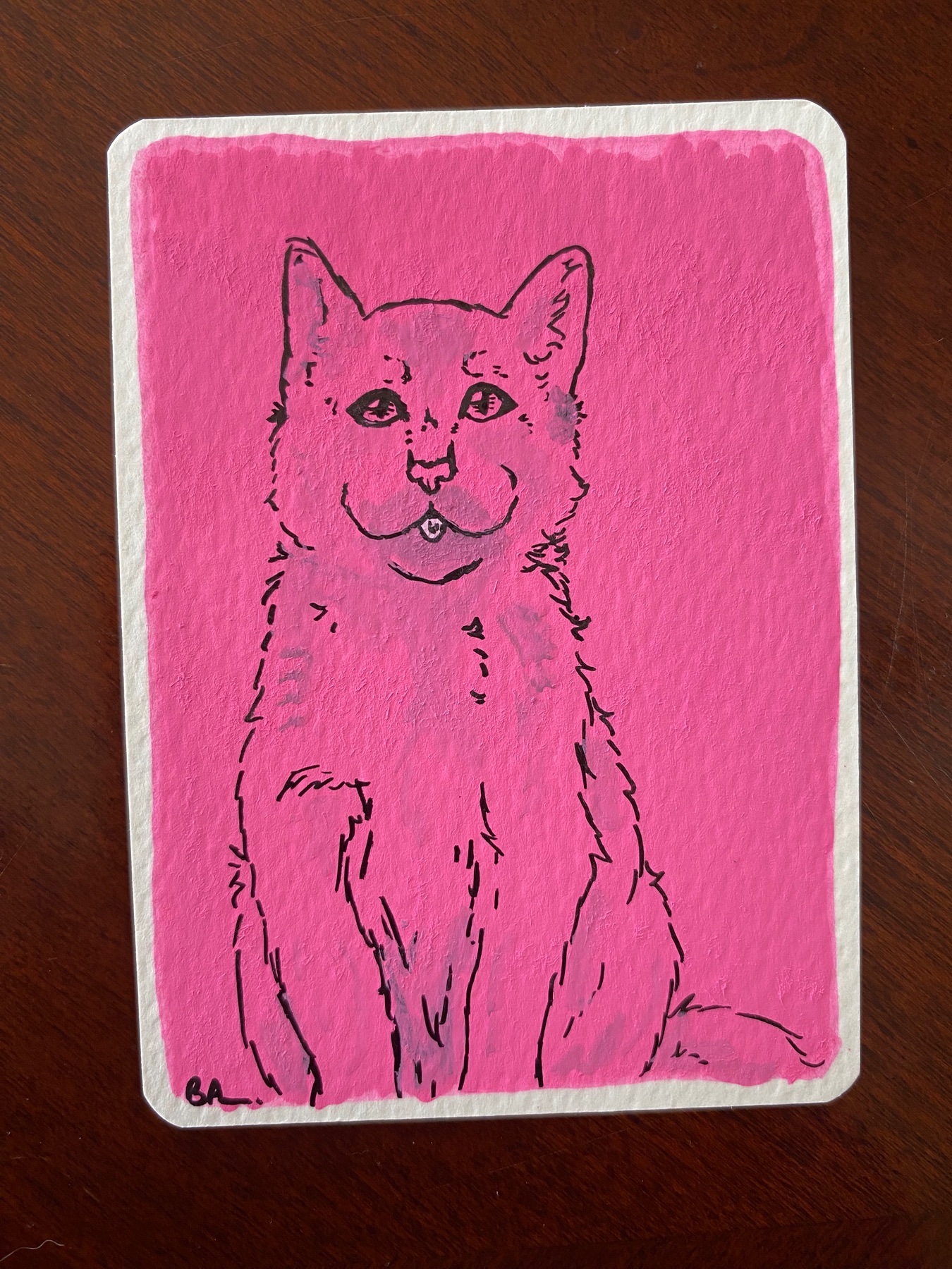 Blep aceo art card