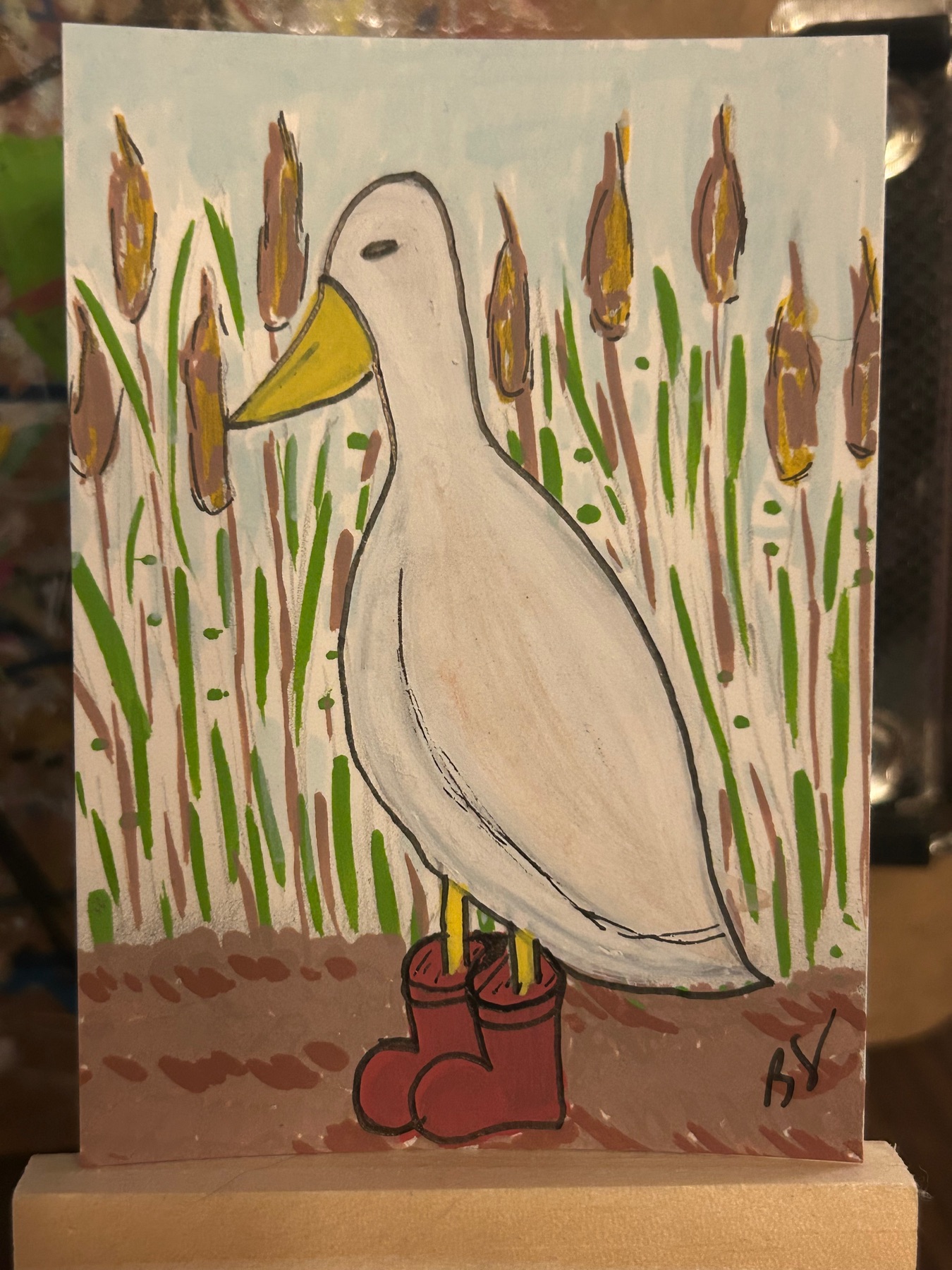 Georgia aceo art card