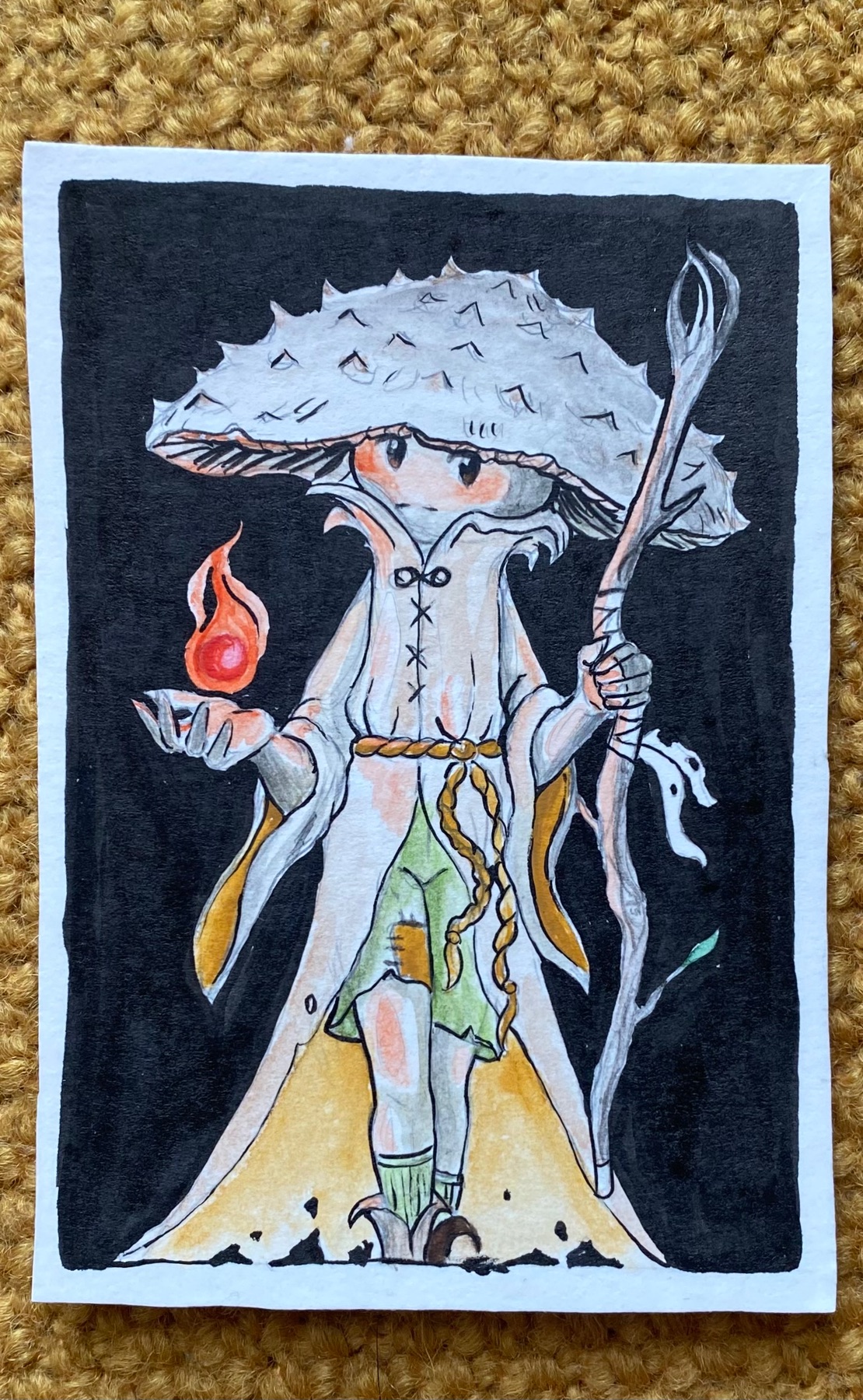 The Mage aceo art card