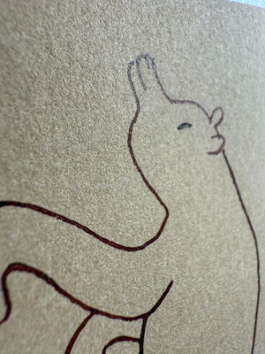 Cave bear 2 aceo art card thumbnail 2