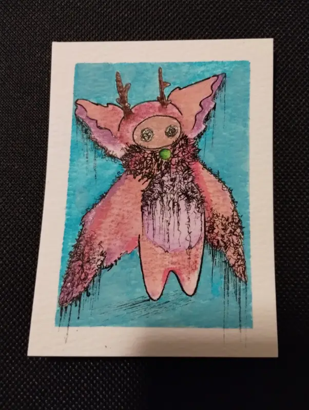 Oh Tangle aceo art card