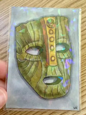The Mask of Loki aceo art card thumbnail 4