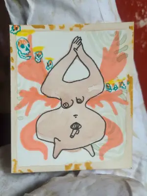 2/4: POTS aceo art card thumbnail 1