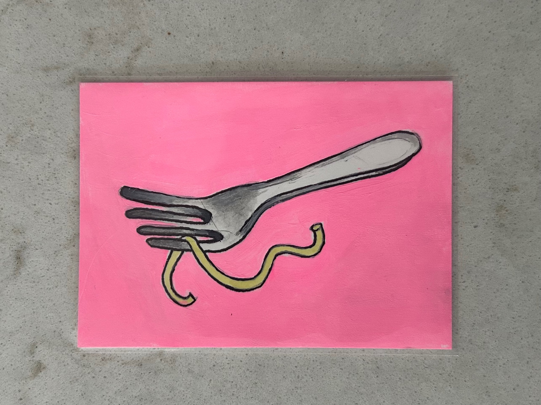 Forbidden Spaghetti aceo art card