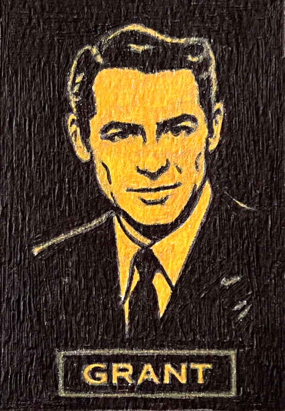 Cary Grant aceo art card