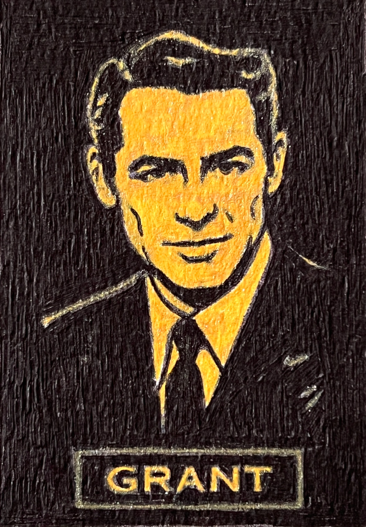 Cary Grant aceo art card