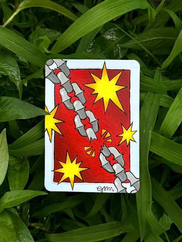 Breaking The Chain aceo art card