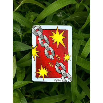 Breaking The Chain aceo art card thumbnail 1