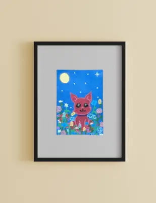 Mystical Friend aceo art card thumbnail 1