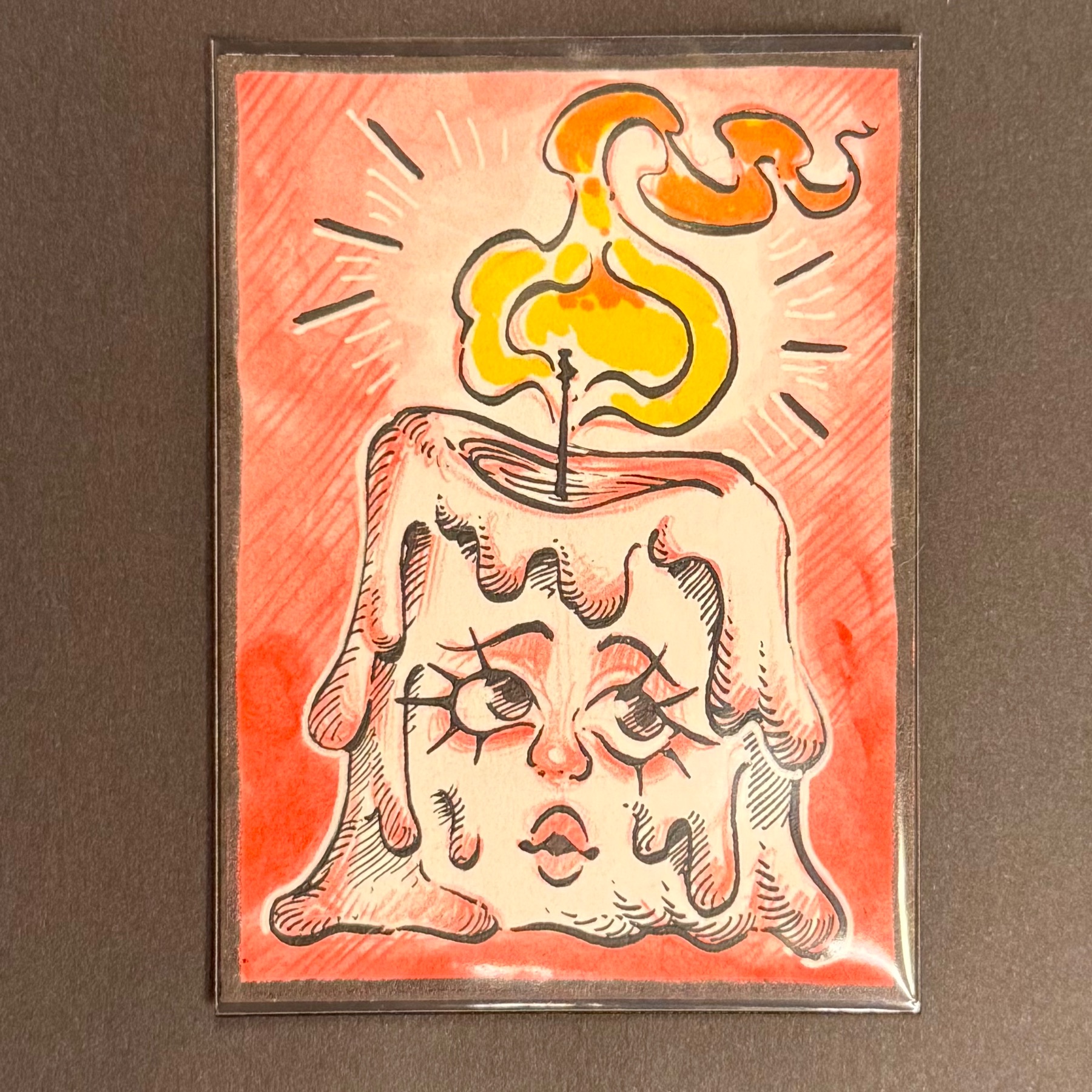 Candeladies 6/6 aceo art card