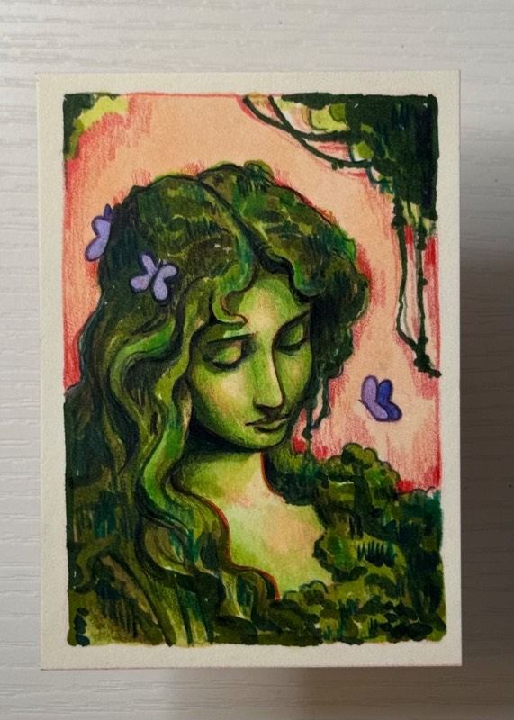 Druid aceo art card