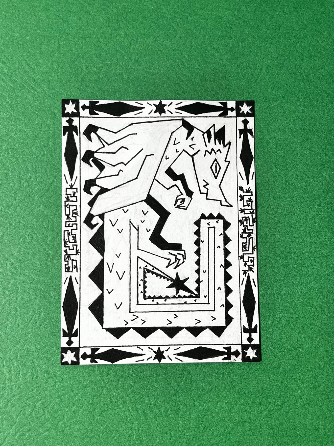 Dragon aceo art card