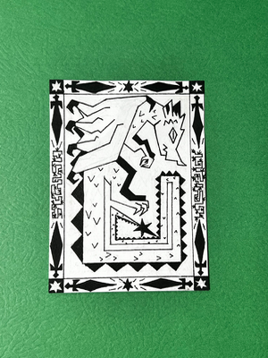 Dragon aceo art card thumbnail 1