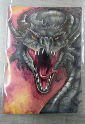 Dreadmaw aceo art card thumbnail 3