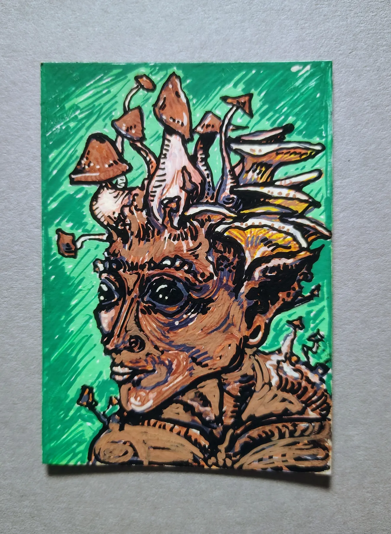 Decay sprite aceo art card