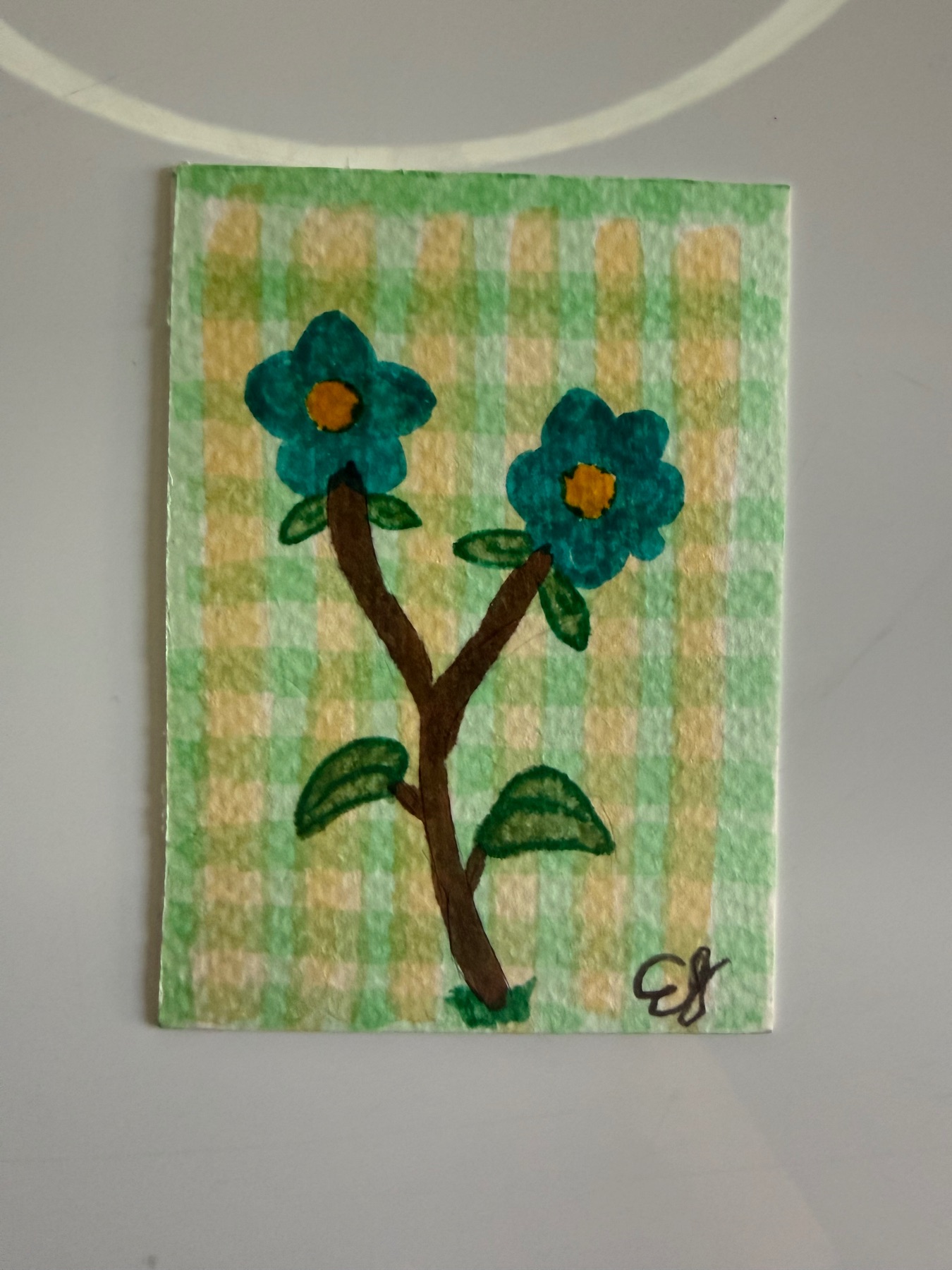 “Beth’s Blooms” aceo art card