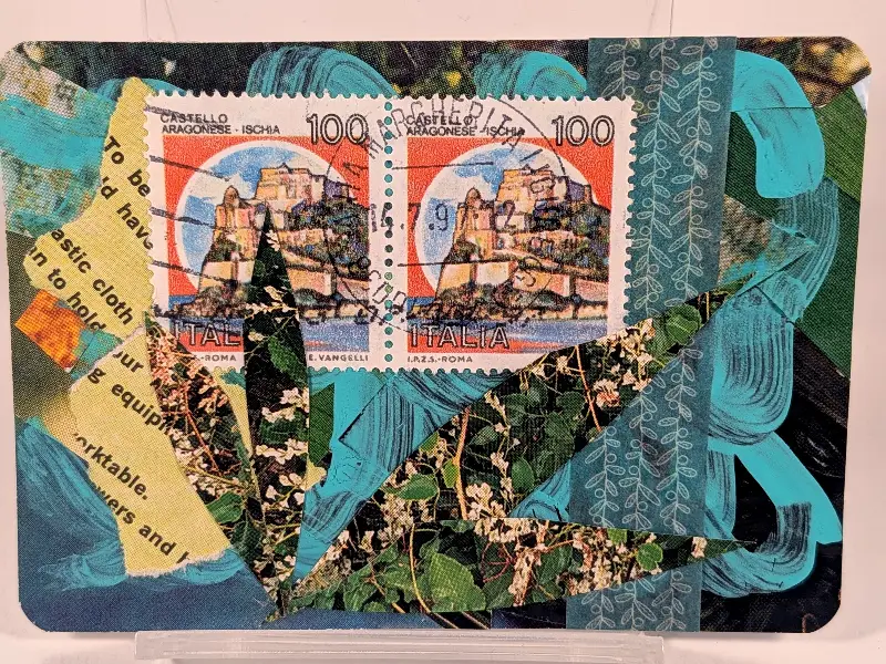 Collage #44 aceo art card