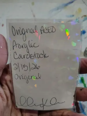 Cherry blossom ACEO aceo art card thumbnail 3