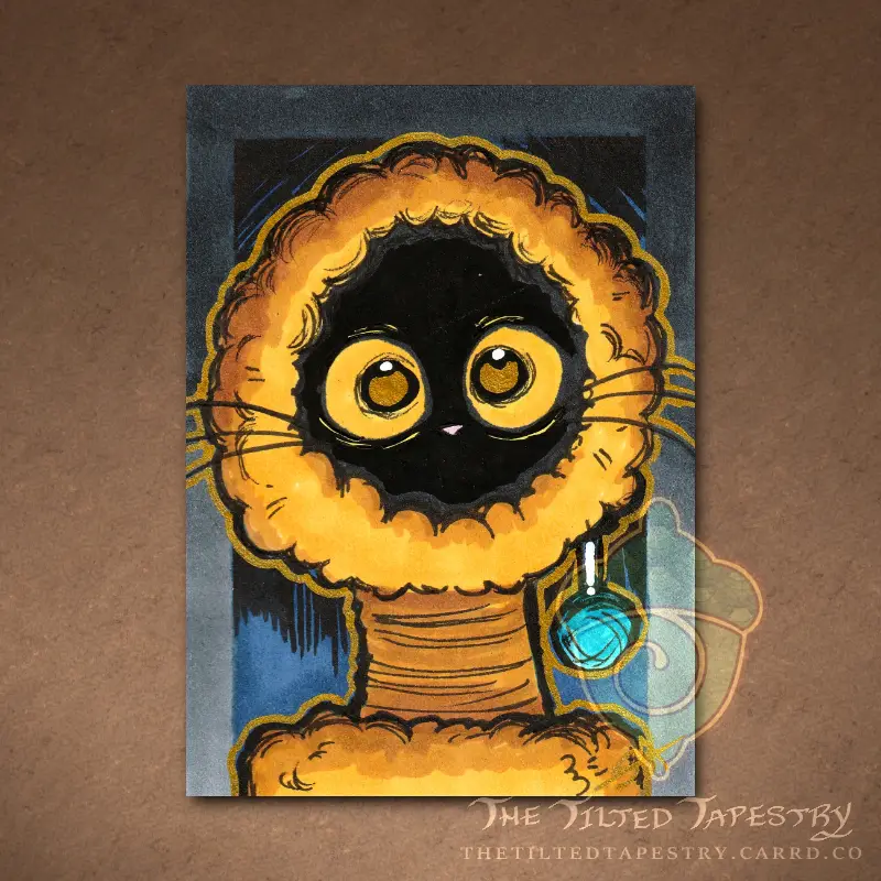 Snecrets (Cats Cats Cats Collection) aceo art card