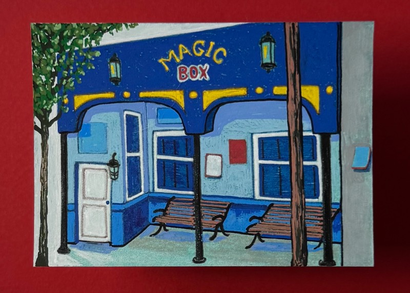 Magic Box aceo art card