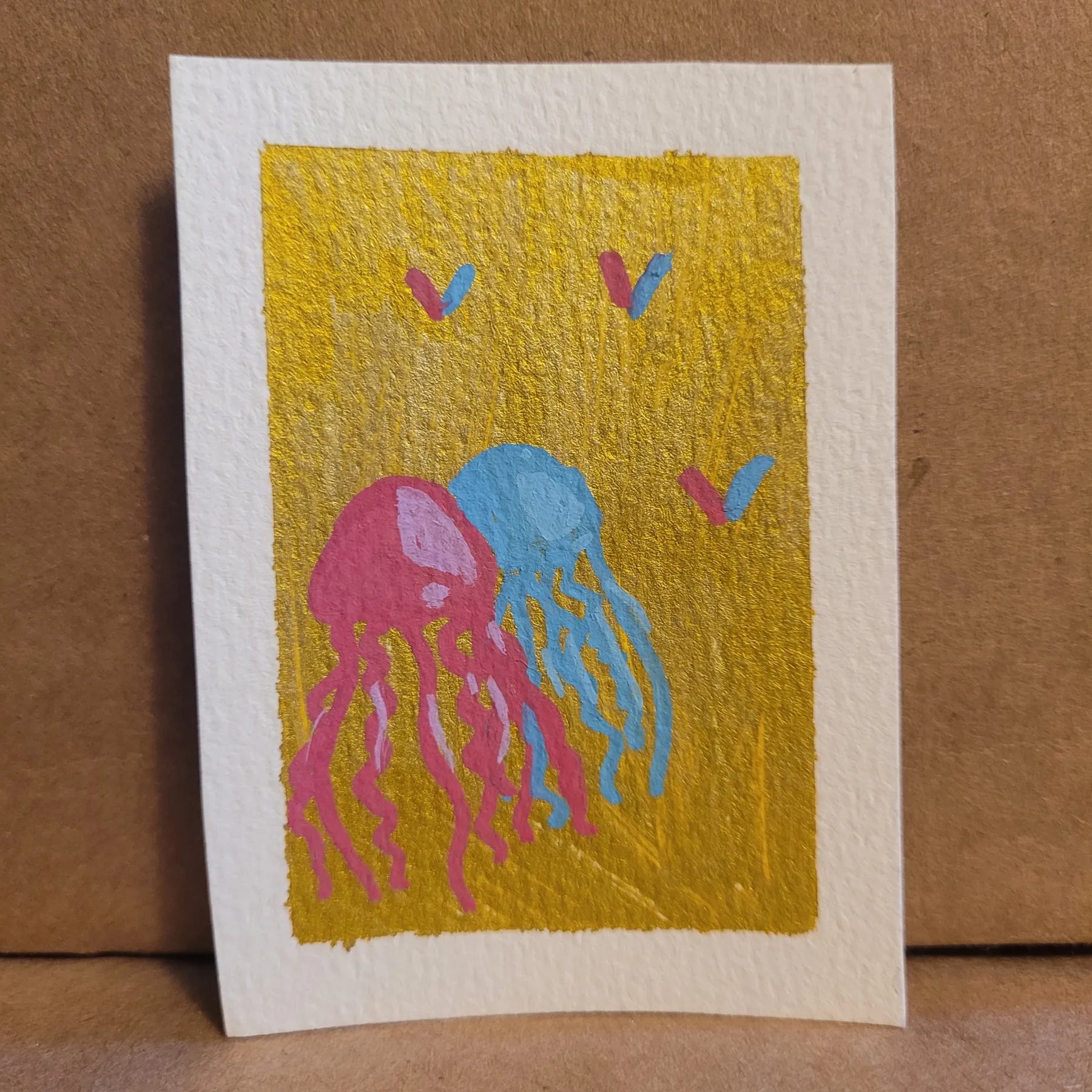 Jellies aceo art card
