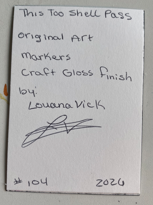 This too Shell Pass aceo art card thumbnail 3