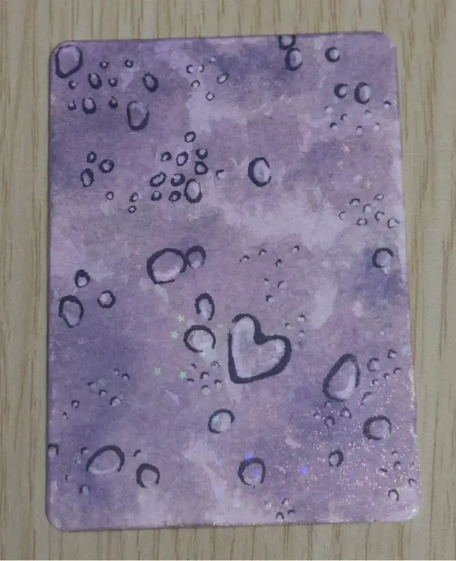 Cloudy with a Chance of Romance aceo art card