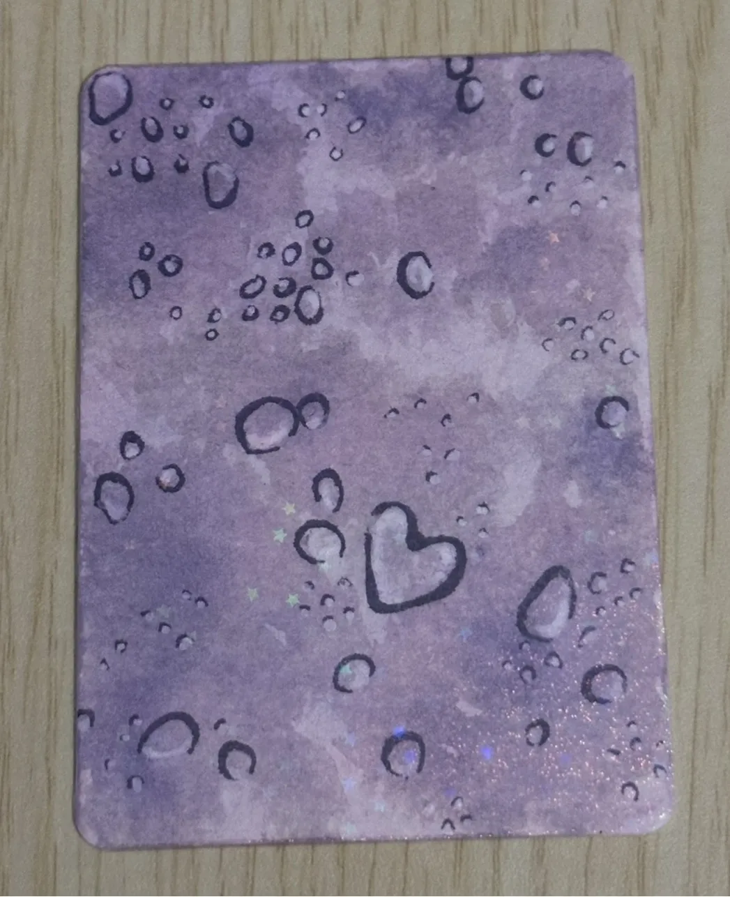 Cloudy with a Chance of Romance aceo art card