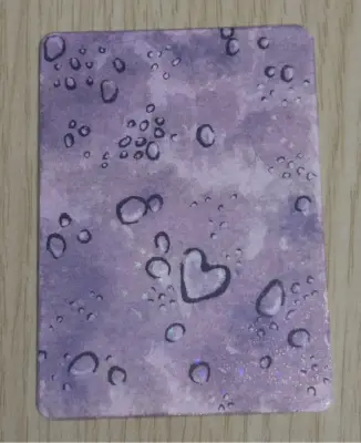 Cloudy with a Chance of Romance aceo art card thumbnail 1