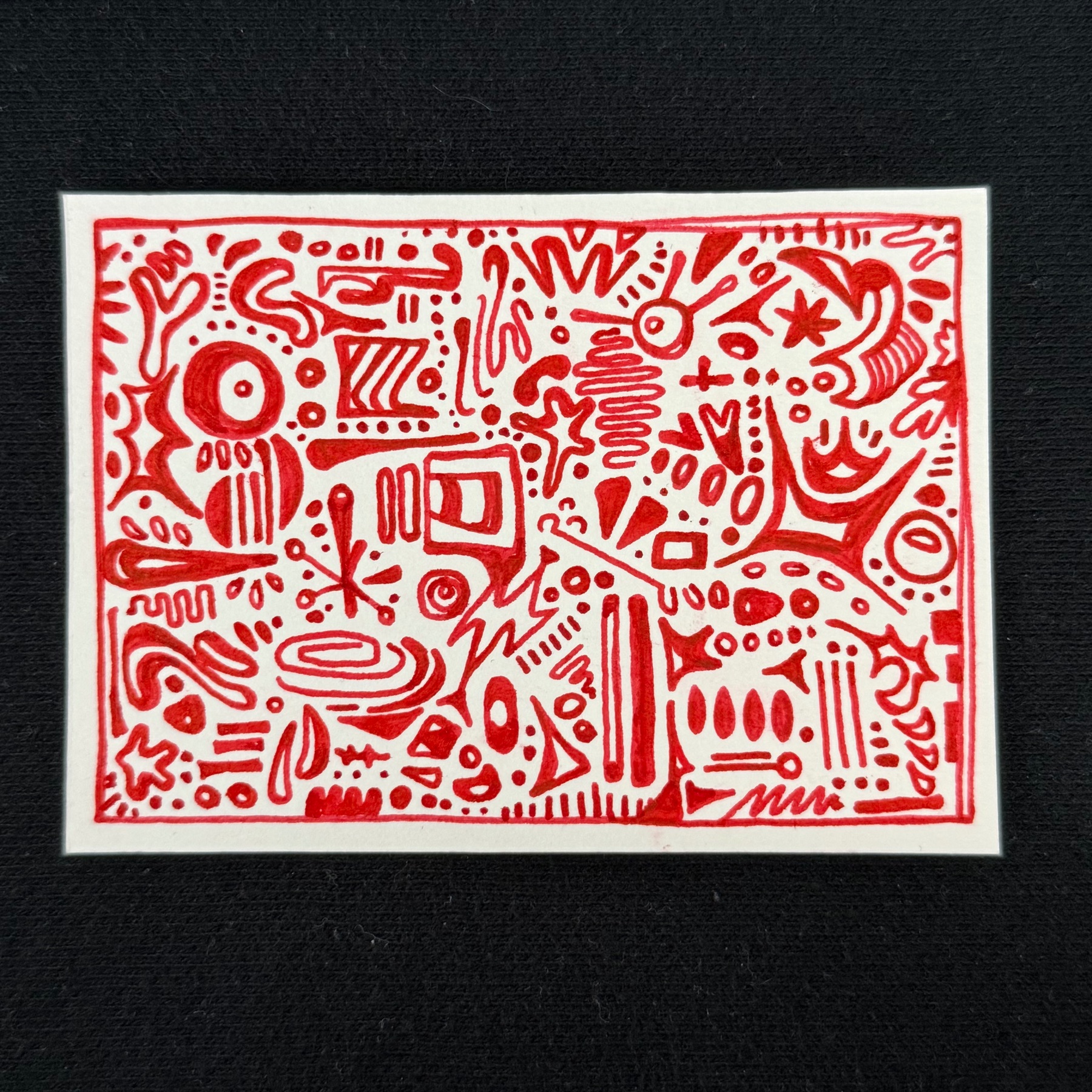 microcosm aceo art card