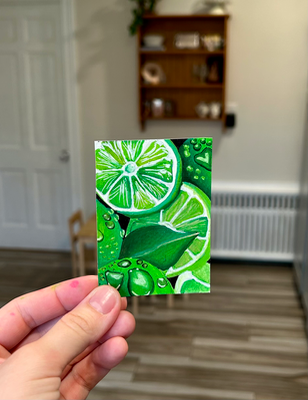 Into the Limelight aceo art card thumbnail 1