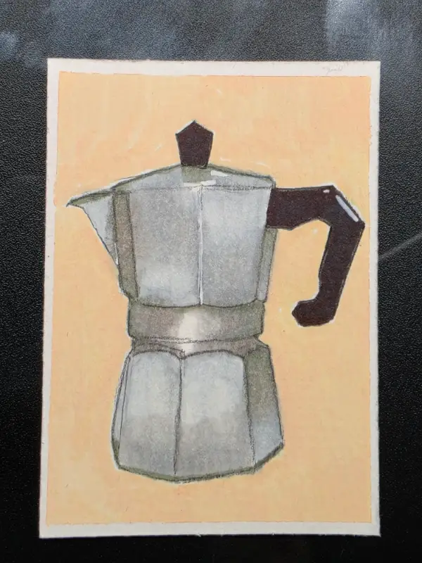 Moka Pot aceo art card