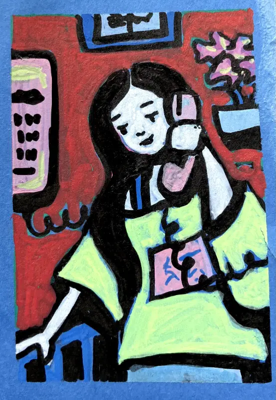 Crush aceo art card