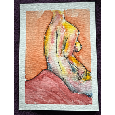 Female Body 4/4 aceo art card thumbnail 1