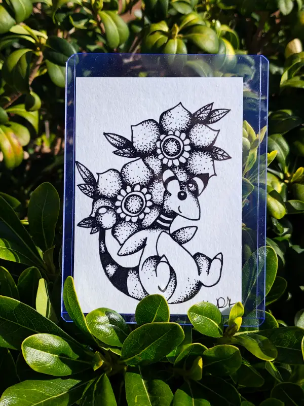 Light Dragon aceo art card