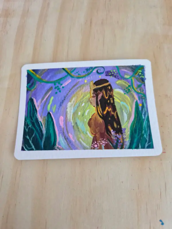 Through the Portal aceo art card