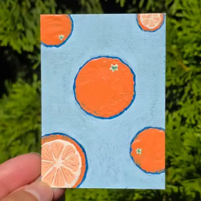 Slice of Life aceo art card thumbnail 1