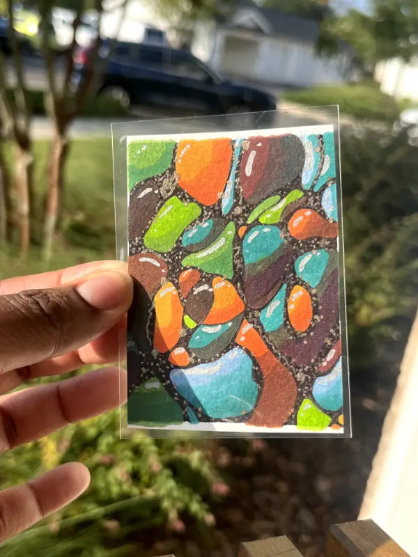 Jelly Beansss aceo art card