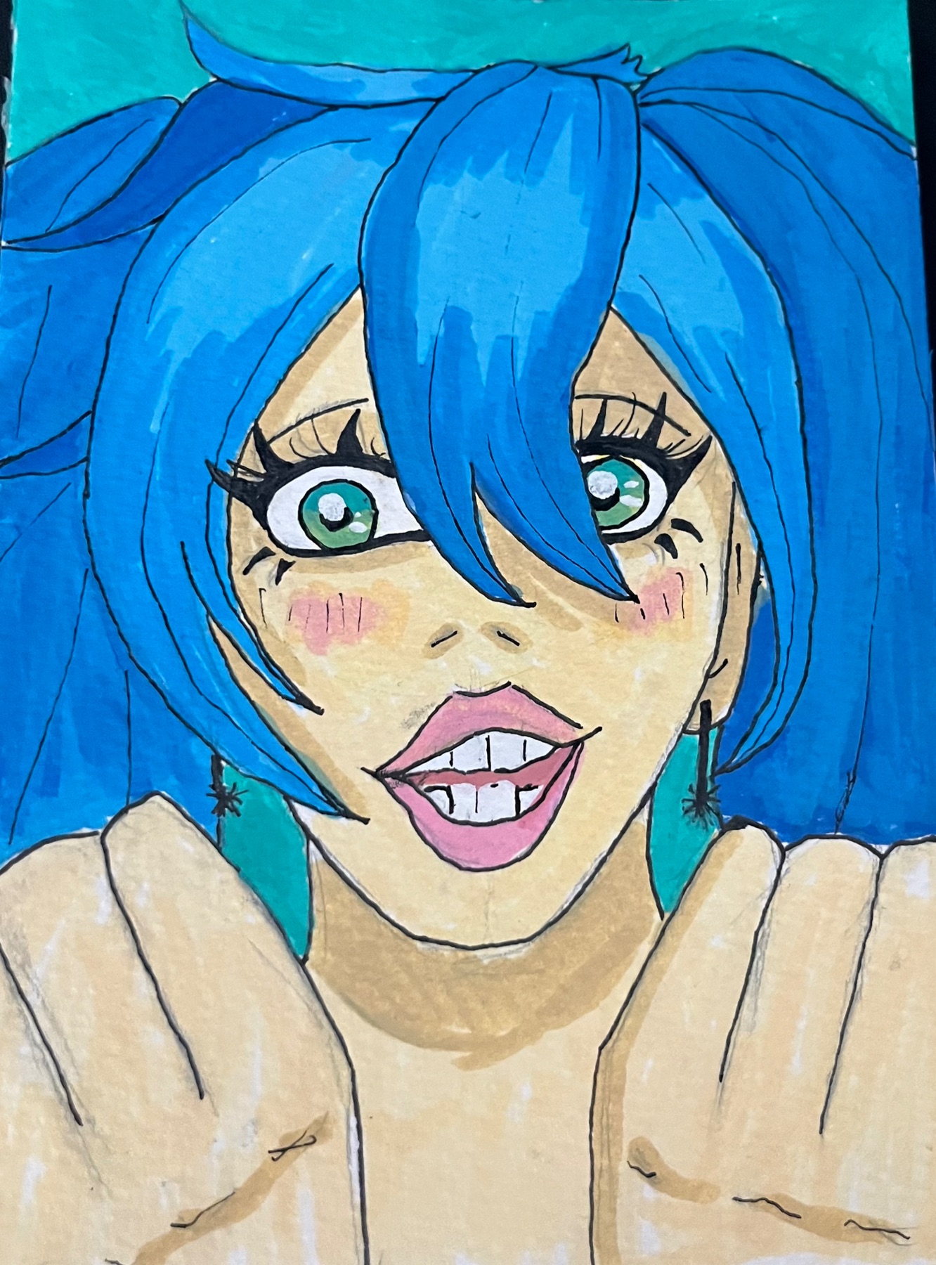 Hatsune miku aceo art card