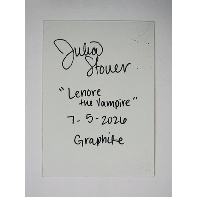 Lenore The Vampire aceo art card thumbnail 2