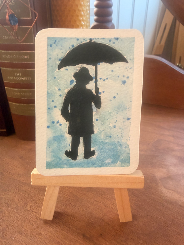 Weathering the Storm aceo art card