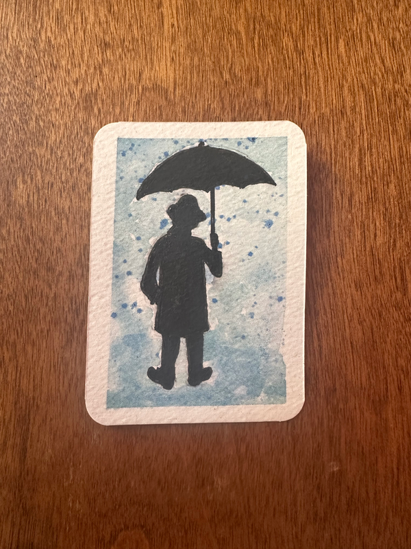 Weathering the Storm aceo art card