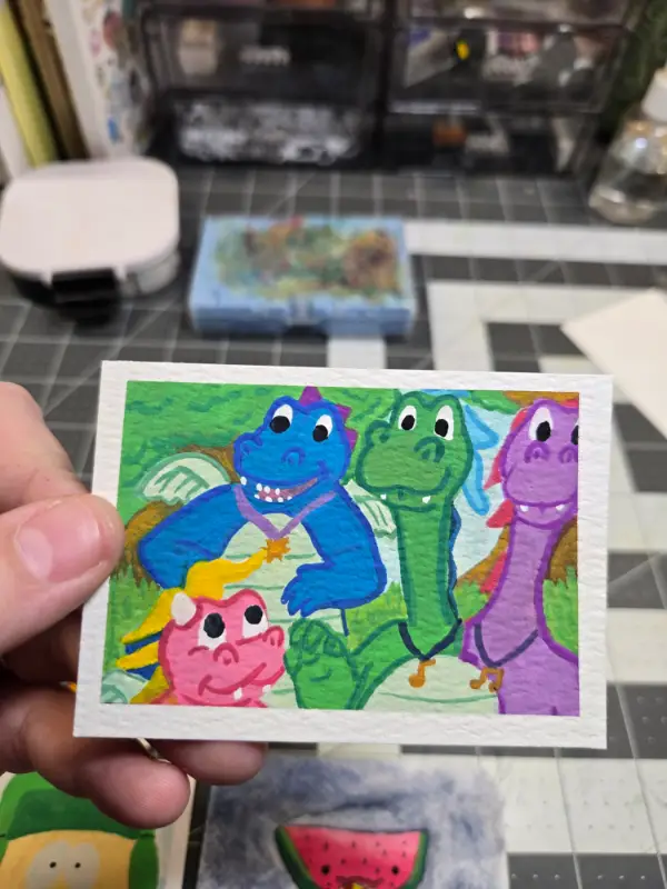 Dragon Tales ACEO aceo art card