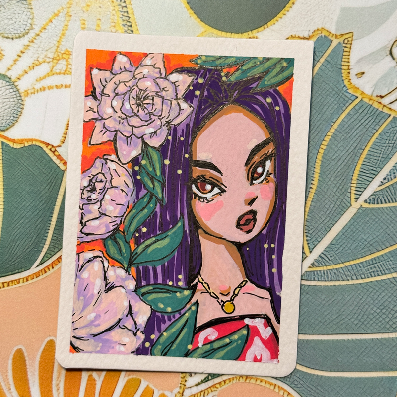 Victory aceo art card