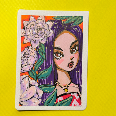 Victory aceo art card thumbnail 2
